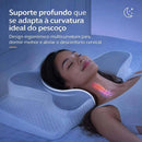 Travesseiro Ortopédico Cervical Borboleta com Espuma Viscoelástica
