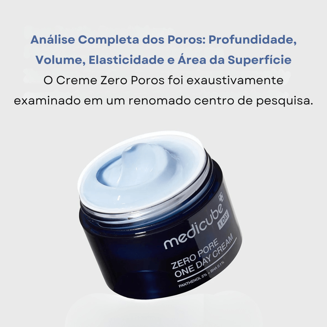 Creme Zero Poro 1-Day com Panthenol e BHA | Medicube