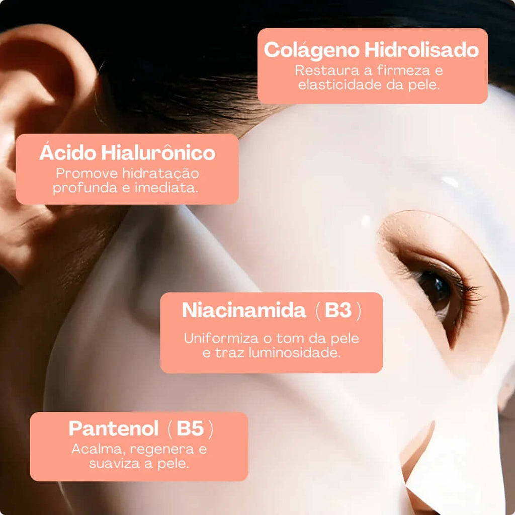 Máscara Facial Biodance Bio Collagen – Hidratação Profunda & Firmeza Instantânea
