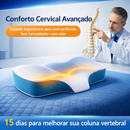 Travesseiro Ortopédico Cervical Borboleta com Espuma Viscoelástica