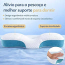 Travesseiro Ortopédico Cervical Borboleta com Espuma Viscoelástica