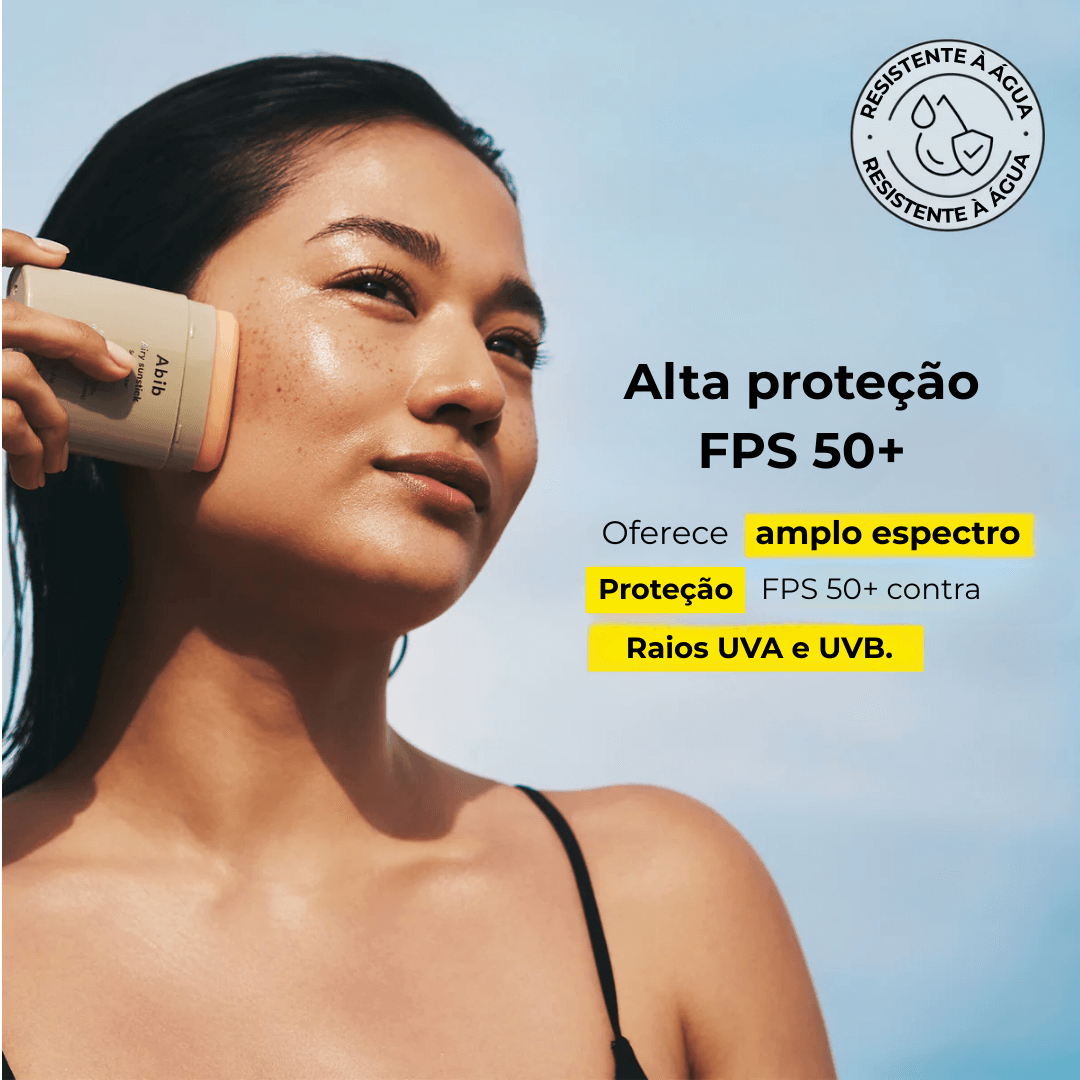 Protetor Solar Stick Abib SPF50+ PA++++ Airy ou Quick | Proteção UV Sem Oleosidade