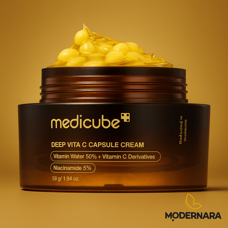 Medicube Deep Vita C Capsule Cream 55g – Clareamento e Luminosidade Avançada para a Pele – Modernara