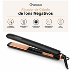 GOKOCO Alisador de Cabelo com Íons Negativos e Controle de Temperatura