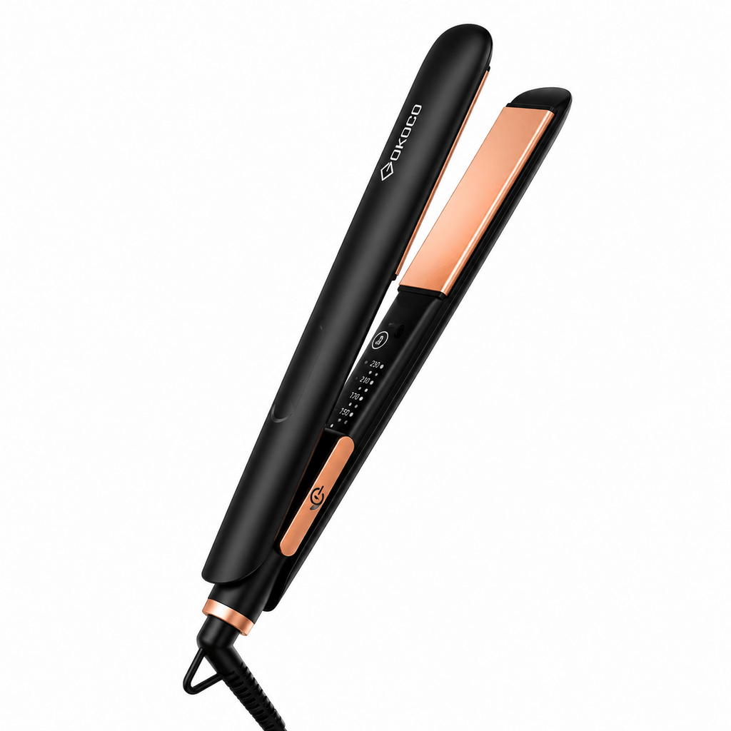 GOKOCO Alisador de Cabelo com Íons Negativos e Controle de Temperatura