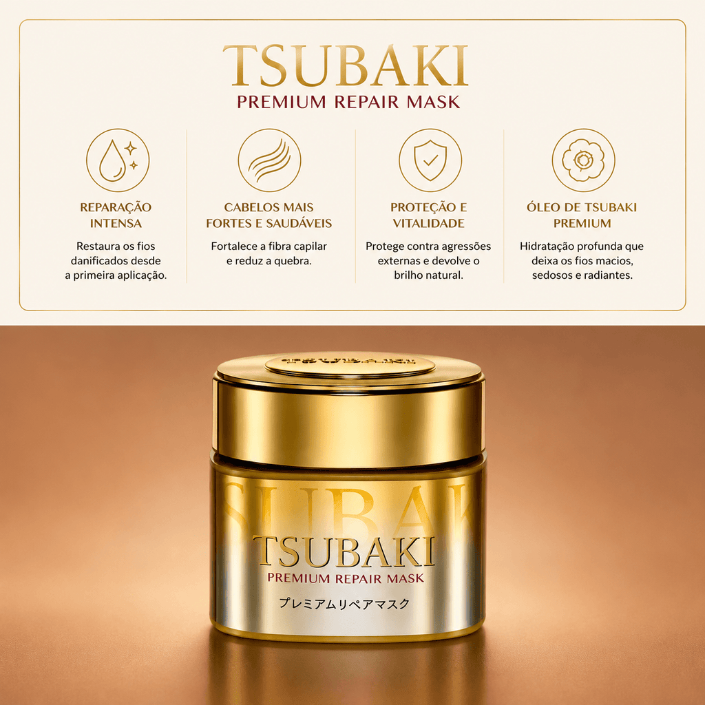 Tsubaki Máscara De Reparação Premium
