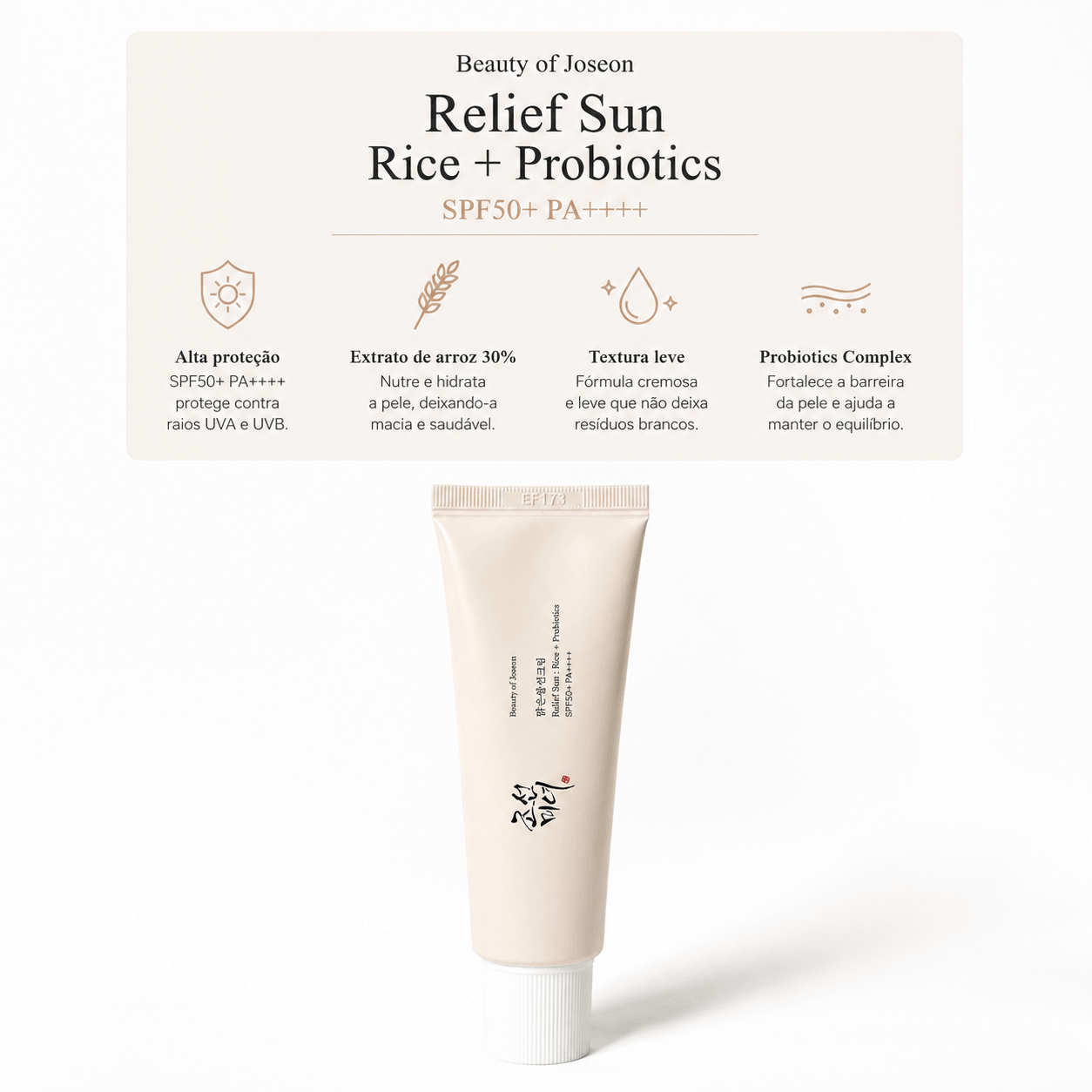 Beauty Of Joseon Clear Rice Sun Cream Aqua Fresh