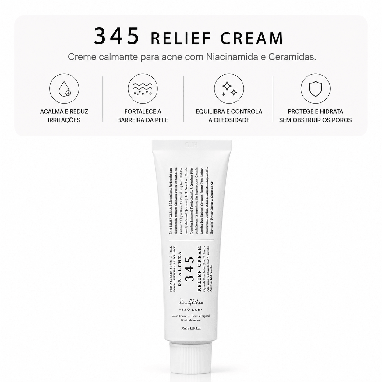 Dr. Althea 345 Relief Cream – Creme para Acne e Oleosidade