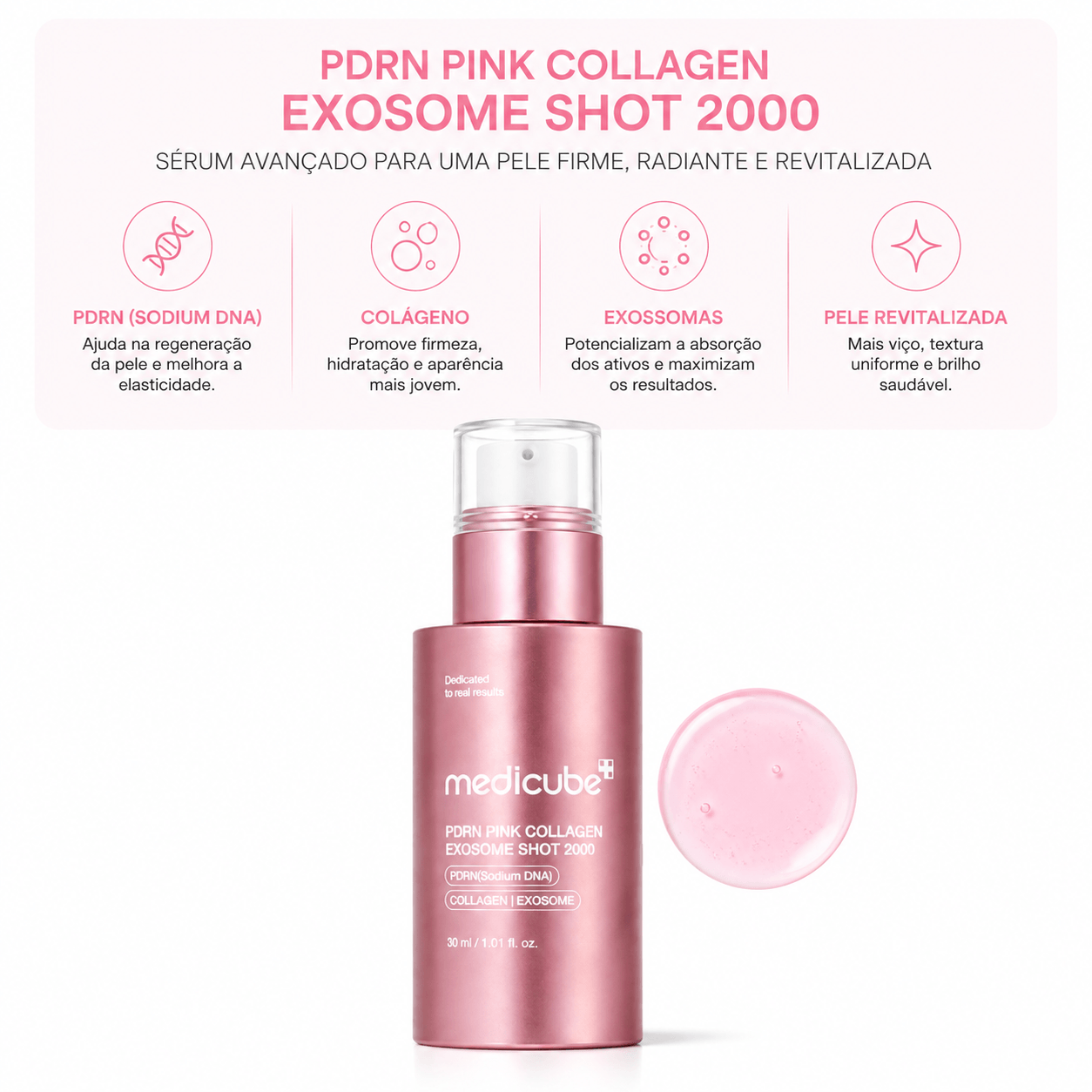 Medicube PDRN Pink Collagen Exosome Shot Ampoule