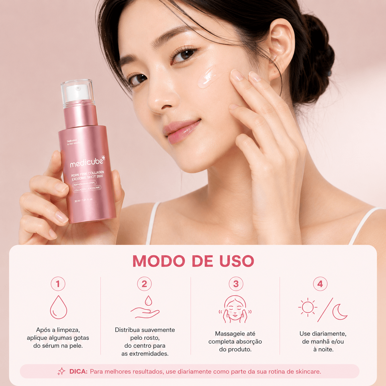 Medicube PDRN Pink Collagen Exosome Shot Ampoule