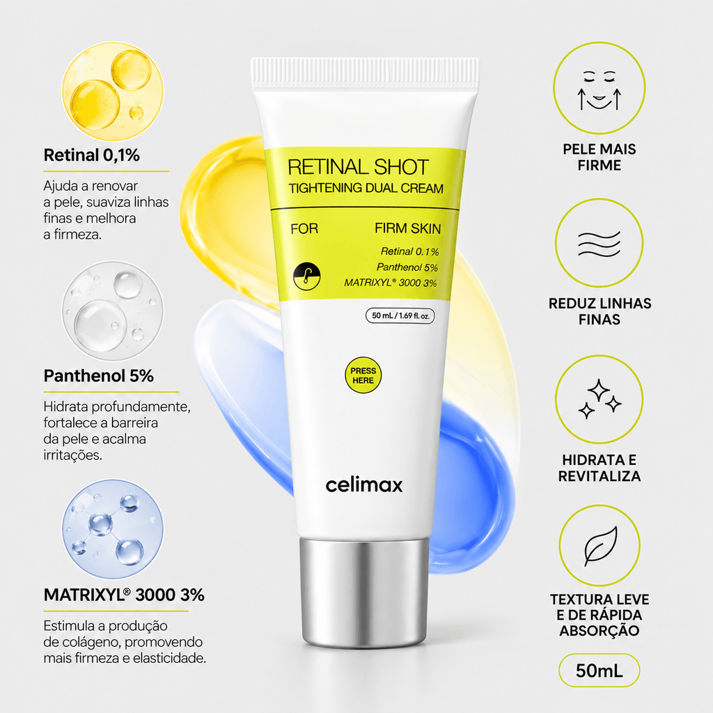 Celimax Retinal Shot Tightening Dual Cream