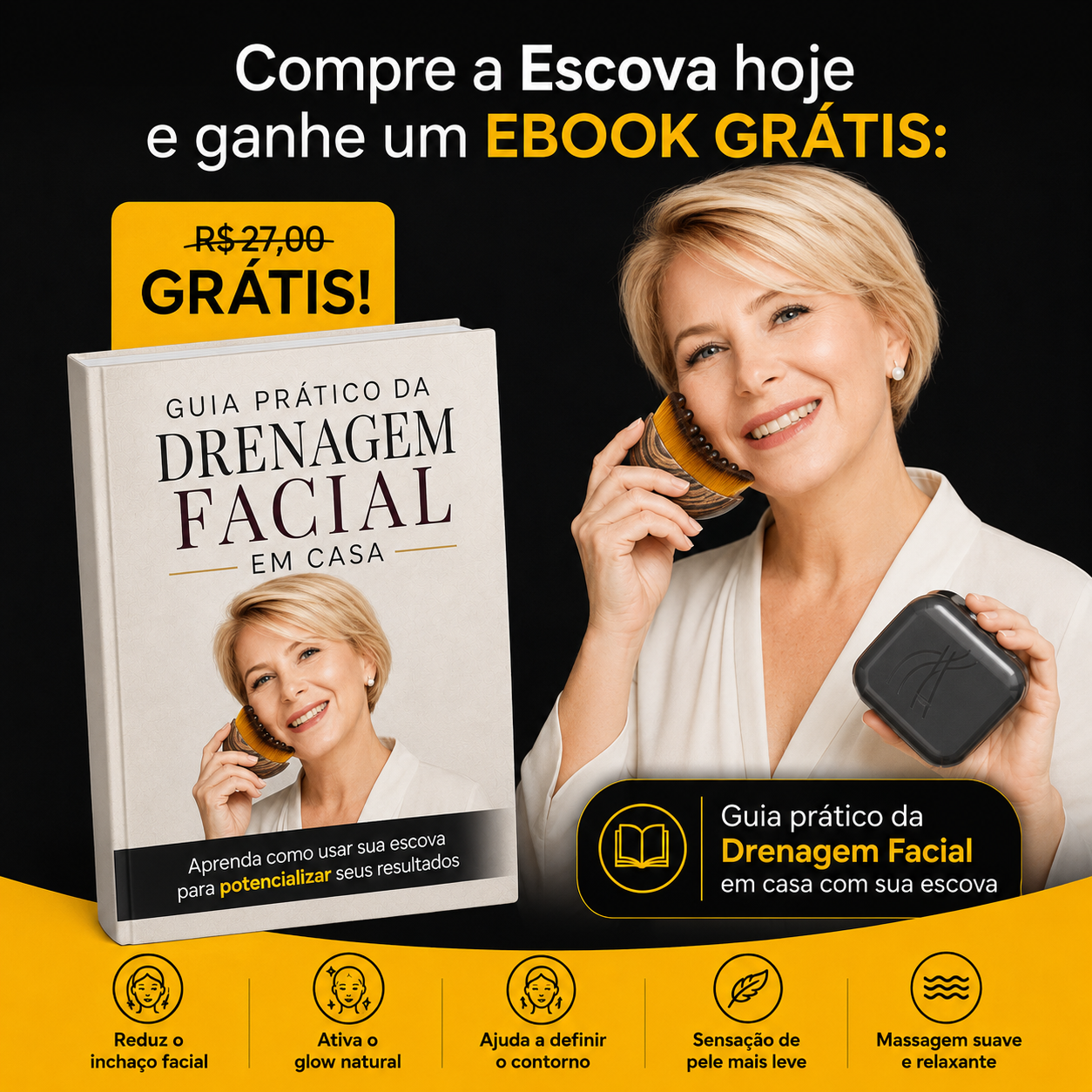 Escova de Massagem Facial