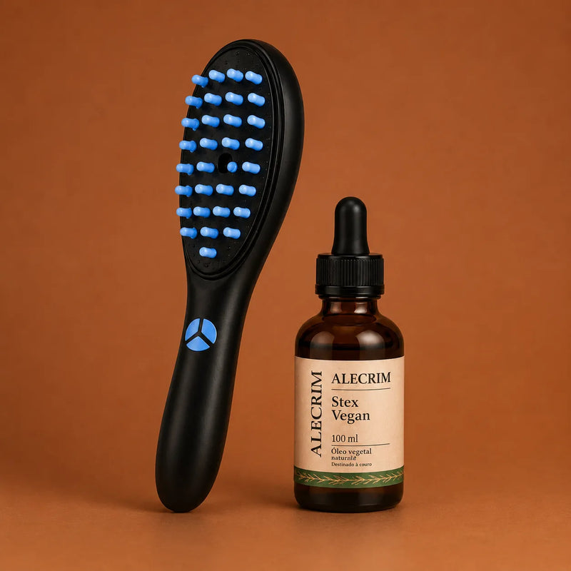 Escova de Terapia Capilar Anti-queda com LED 4 em 1 (Cópia)