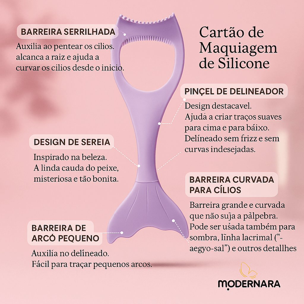 Kit Delineador de Silicone de Sereia