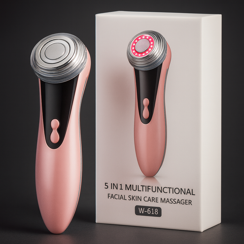 Dispositivo de Beleza 4 em 1 com Luz LED – DermaGlow Lift