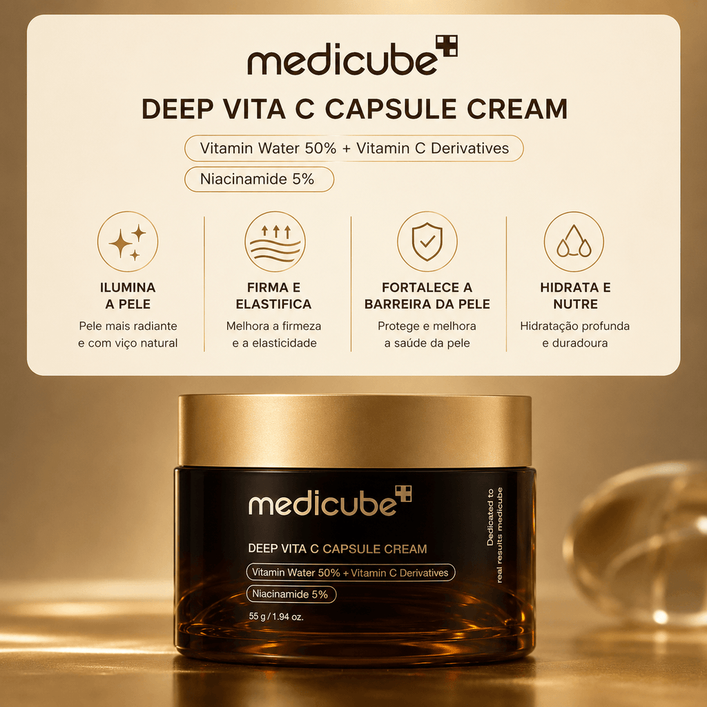 MEDICUBE Creme de Deep Vita C em Cápsulas