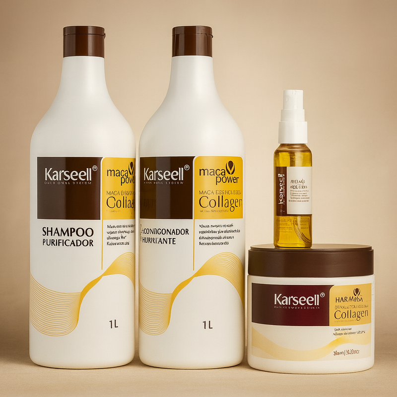 Kit Karseell Original Hidratação Profissional em Casa – Sem precisar de salão!