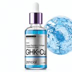 Sérum Peptídeo de Cobre GHK-Cu Reduz Rugas Linhas Finas Firmeza e Hidratação Facial Zencial