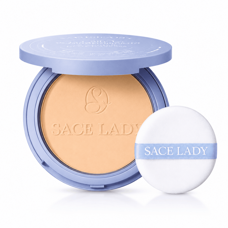 Pó Compacto Matte SACE LADY Controle de Oleosidade e Longa Duração