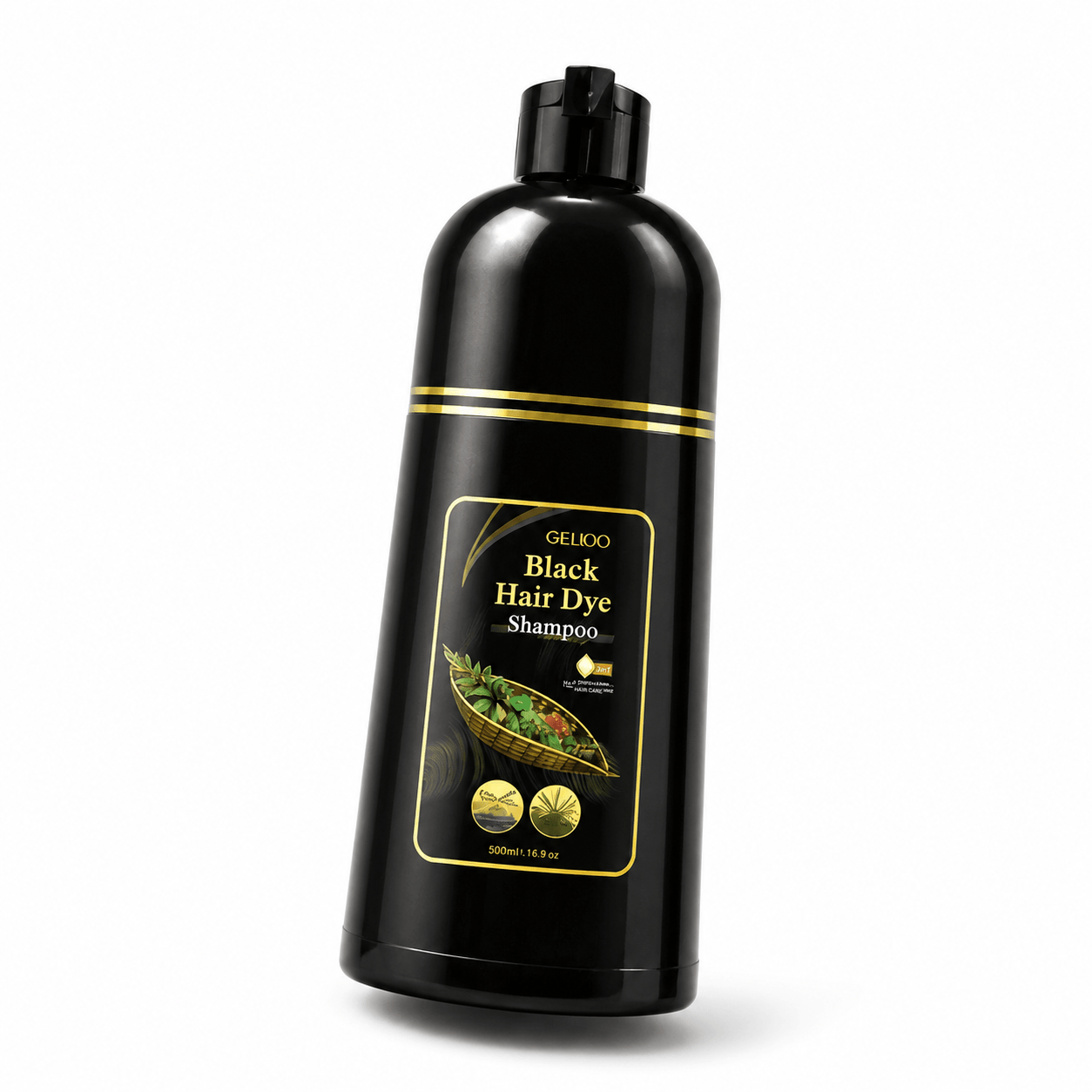 Shampoo Escurecedor Natural 3 em 1 Anti Queda e Reparador Capilar (Até 6 Meses) + Brinde