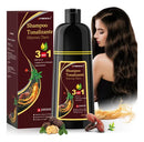Shampoo Escurecedor Natural 3 em 1 Anti Queda e Reparador Capilar (Até 6 Meses) + Brinde