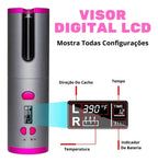 Modelador de Cabelo Automático sem Fio com Cerâmica Embutida