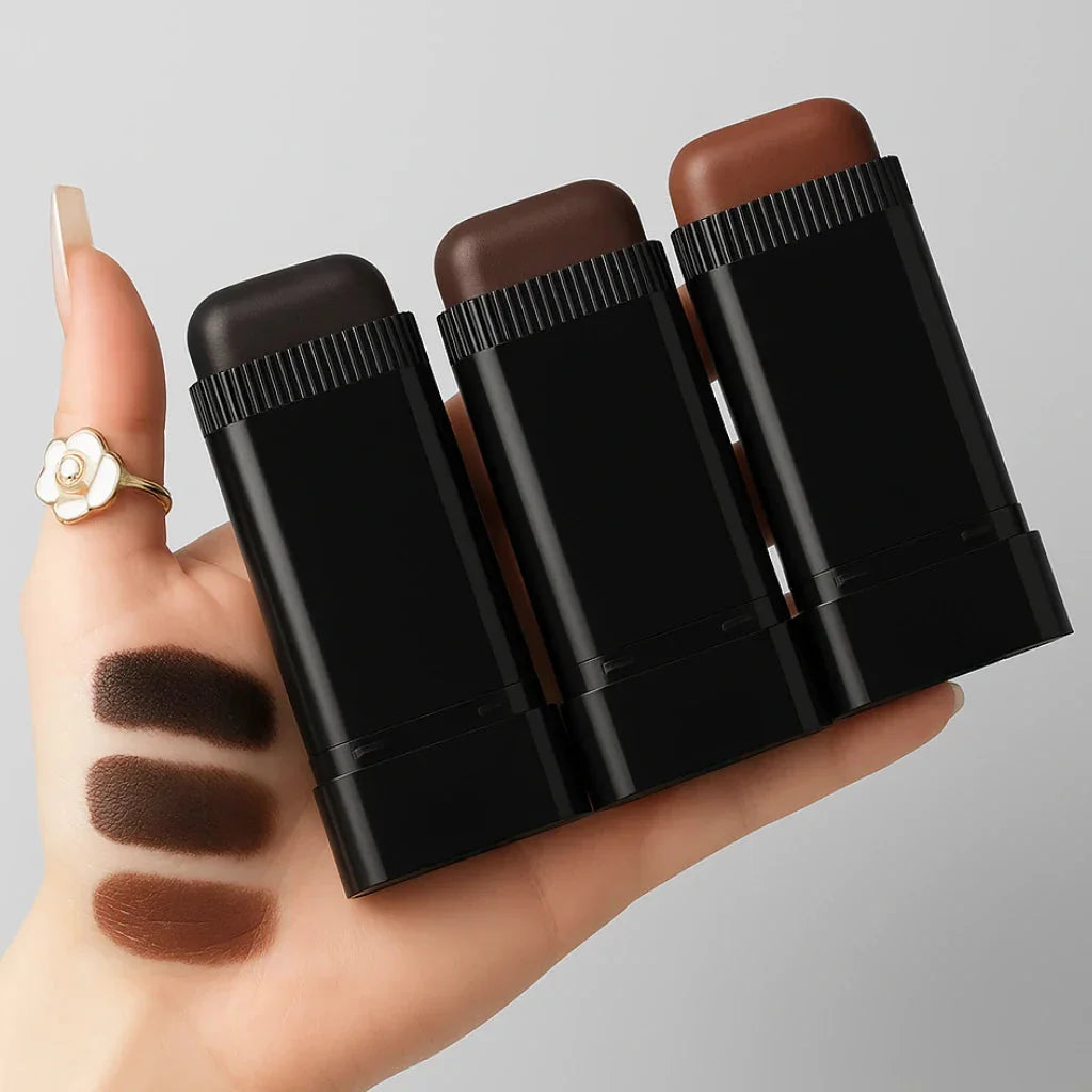 Caneta de Pente para Cobrir Cabelos Brancos Instantaneamente – Preta e Natural, à Prova d’Água