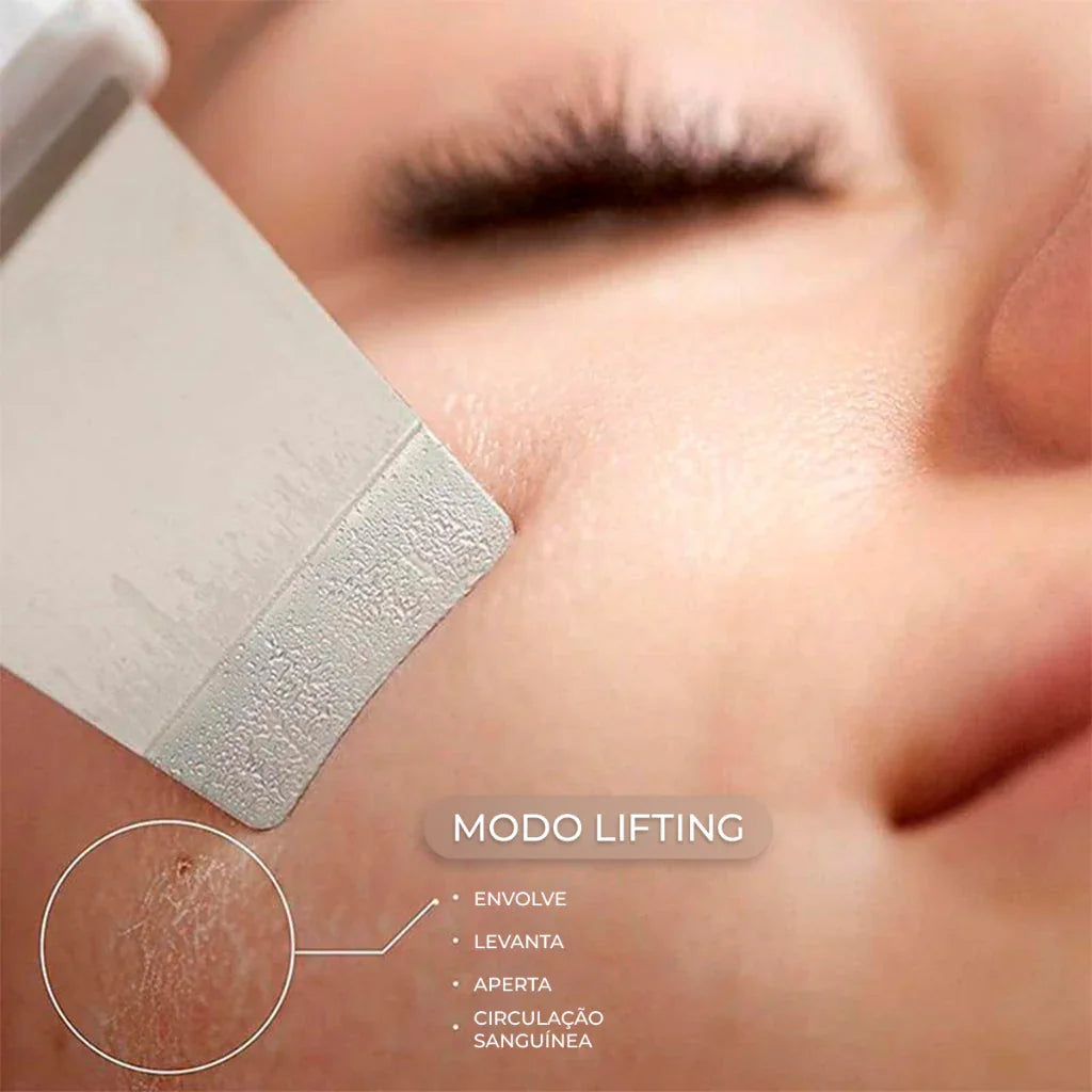 Aparelho de Peeling Ultrassônico Facial 3 em 1 – PureLift SkinWave