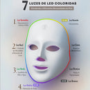 Máscara Facial LED 7 Cores Terapia Fotônica – LumiDerma Rejuvenate Pro