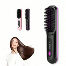 Alisador Cabelo Escova Portátil Viagem Penteador USB Rolo Liso Uso
