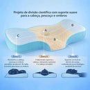 Travesseiro Ortopédico Cervical Borboleta com Espuma Viscoelástica