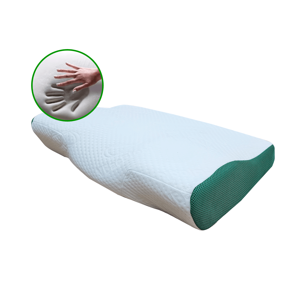 Travesseiro Cervical Anatômico com Espuma NASA Brasoft Confort
