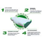 Travesseiro Cervical Anatômico com Espuma NASA Brasoft Confort
