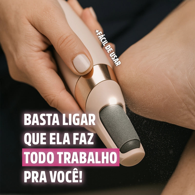 Lixa de Pé Elétrica Portátil Removedor de Calos e Rachaduras CallusCare