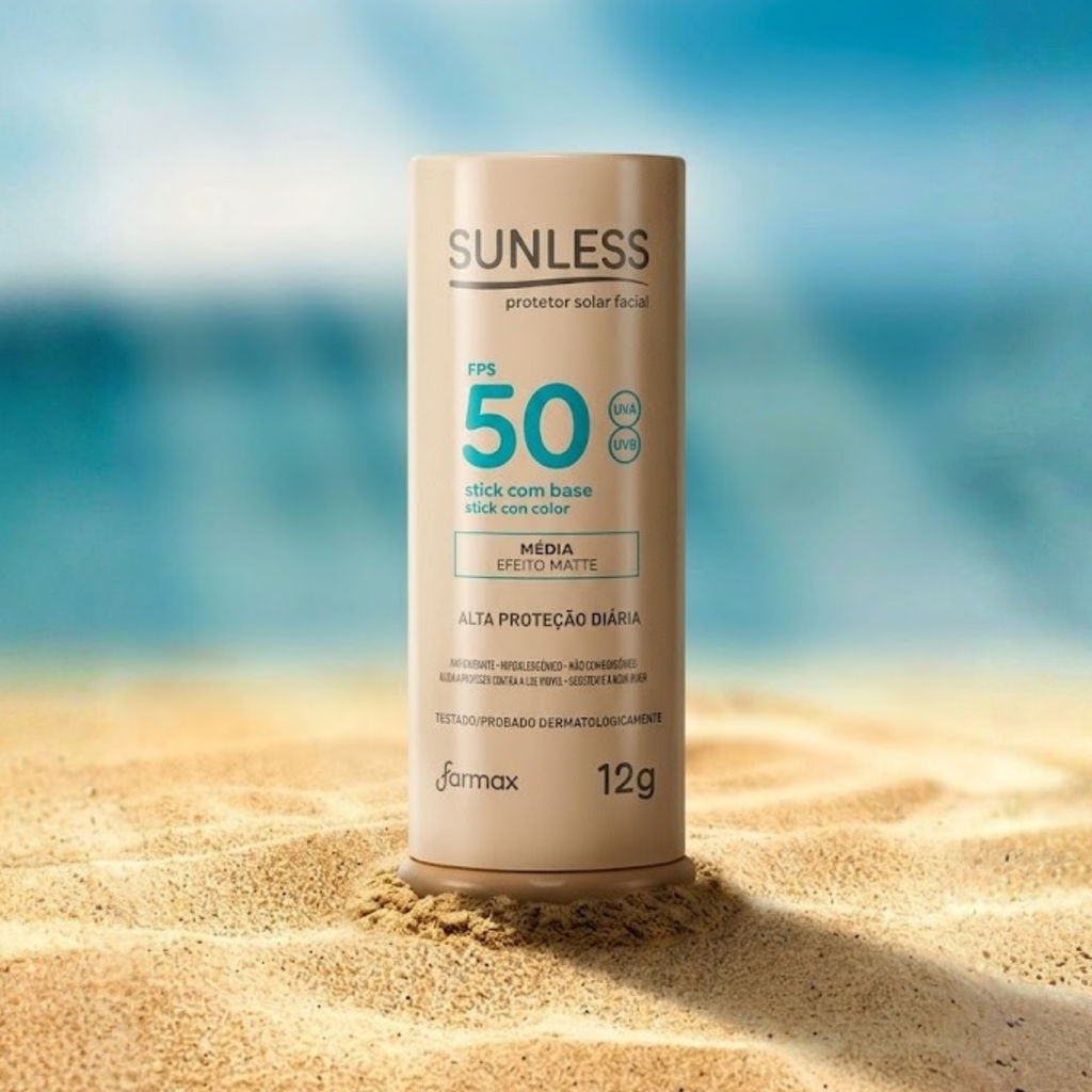 Protetor Solar Facial com Base FPS 50 Matte | Sunless  Modernara
