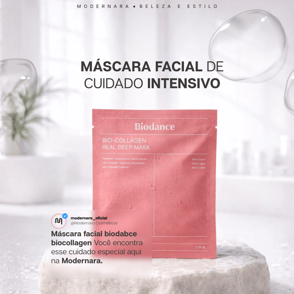 Máscara Facial Biodance Bio Collagen – Hidratação Profunda & Firmeza Instantânea