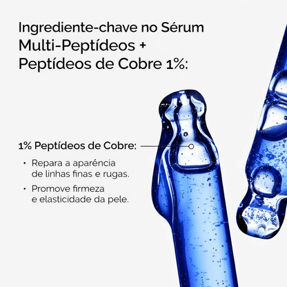 Sérum Multi-Peptídeo + Peptídeos de Cobre 1% The Ordinary | Aparência da Pele Mais Firme